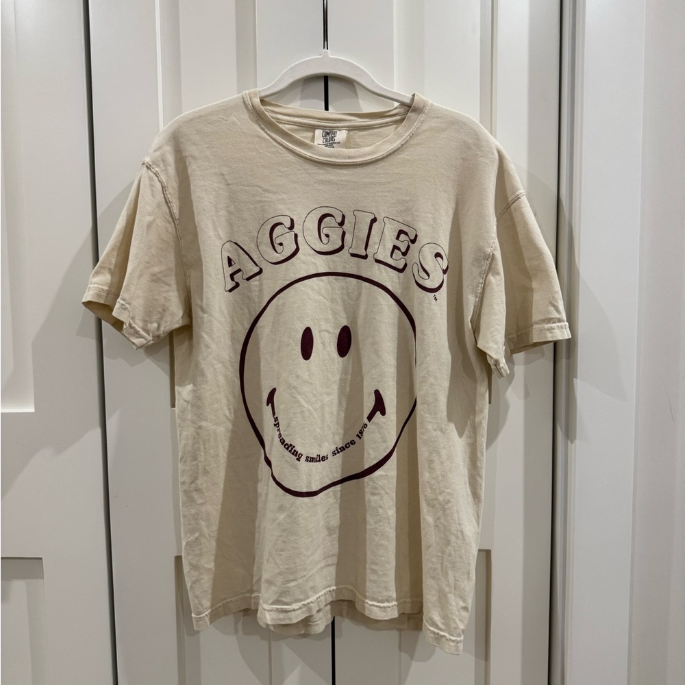 Texas A&M Aggies Beige Graphic T-Shirt